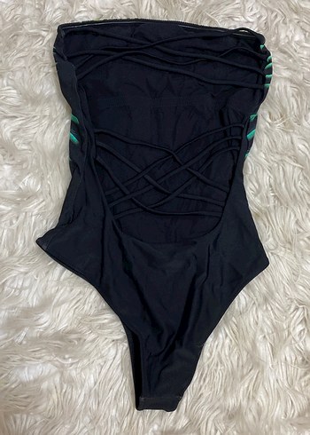 Renkli Kanat Desenli Kadın Mayo - Görsel 3