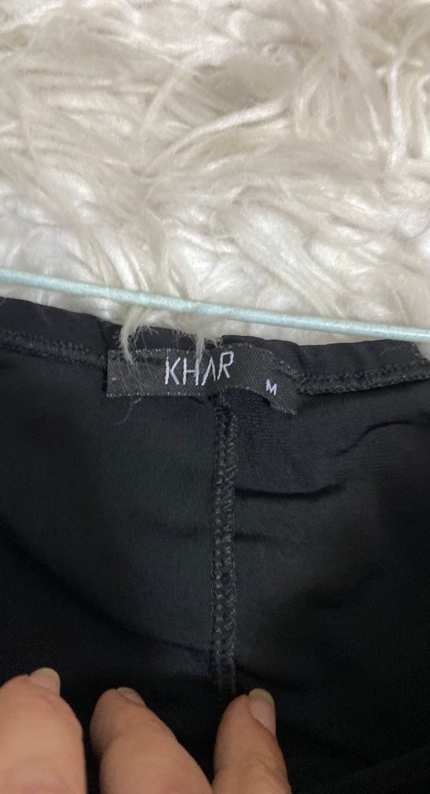 Siyah Drapeli Mini şifon kolu esnek Elbise - Görsel 3