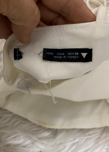 Beyaz İnce Askılı Mini Bustiyer - Görsel 4