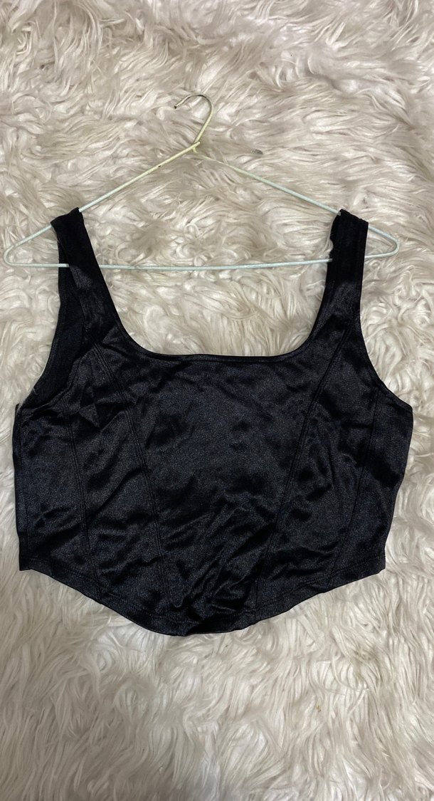 Süet Siyah Mini Gotik Büstiyer - Görsel 2