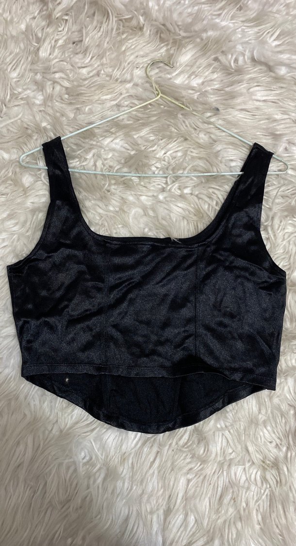 Süet Siyah Mini Gotik Büstiyer - Görsel 3