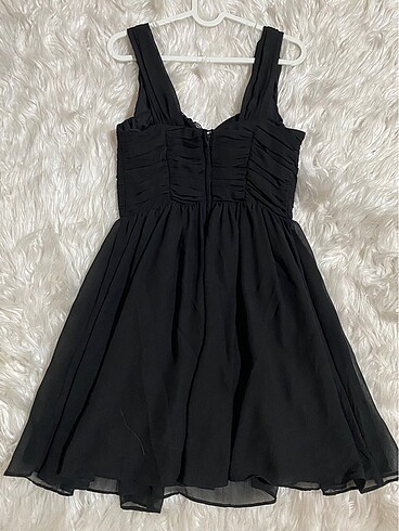 36 Beden siyah Renk Siyah şifon korsanlı H&M kısa elbise
