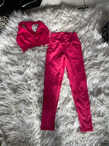 s Beden Pembe fitili spor crop tayt