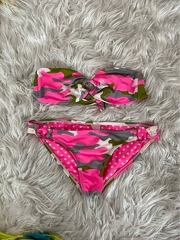 Pembe leopar bikini