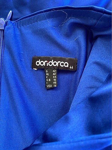 Şaka mavi ipeksaten tek omuz çok şık abiye - Görsel 6