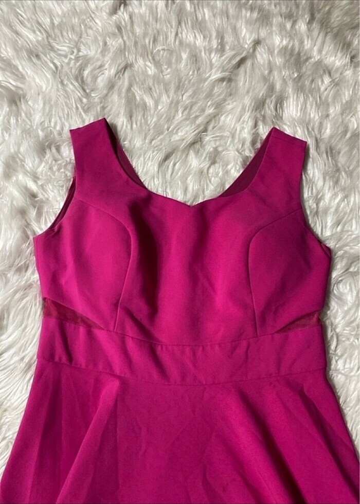 Fuşe şık elbise - Görsel 3