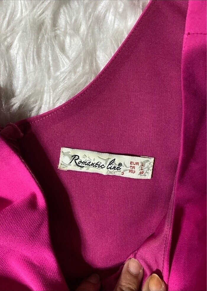 Fuşe şık elbise - Görsel 4