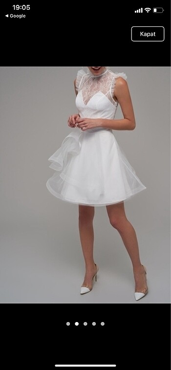 Tülü kısa abiye - Görsel 2