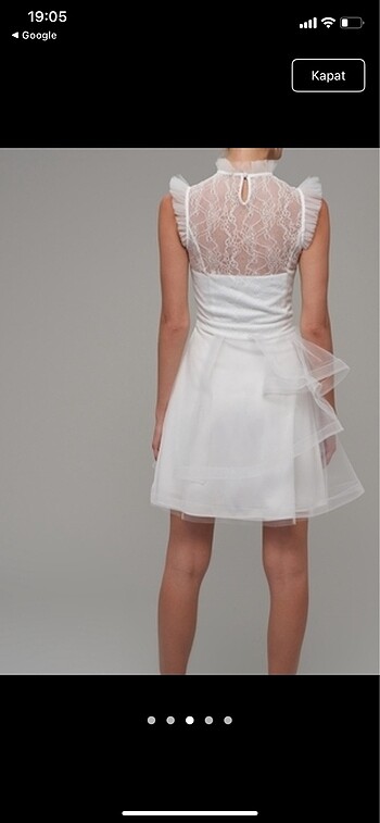 Tülü kısa abiye - Görsel 3