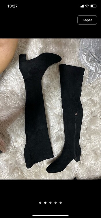 Zara Zara uzun nubuk çizme