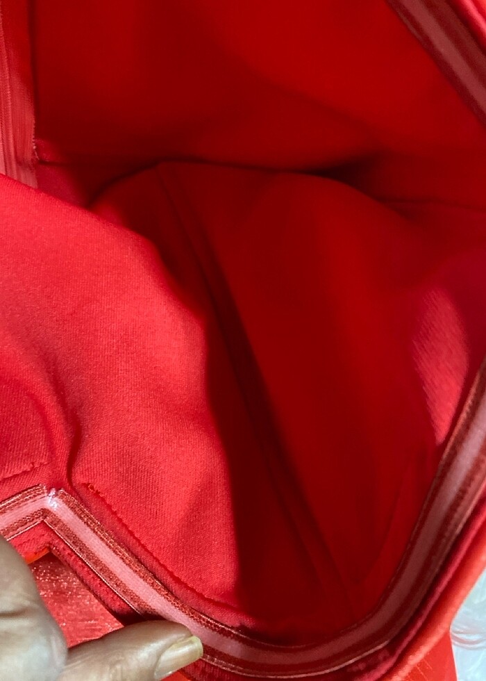 Narçiçeği tülü korsajlı kırmızılı kadın elbisesi çok güzel - Görsel 4