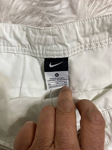 xl Beden Beyaz spor şort