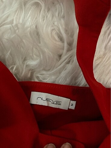 Kırmızı aşırı şık elbise - Görsel 3