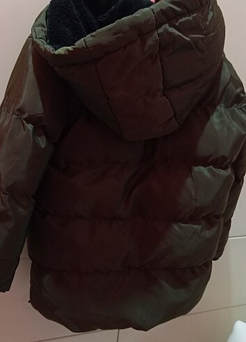 5 Yaş Beden yeşil Renk Erkek çocuk mont