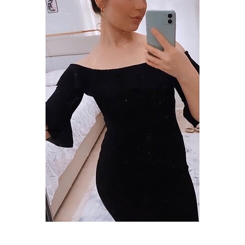 xs Beden Siyah elbise