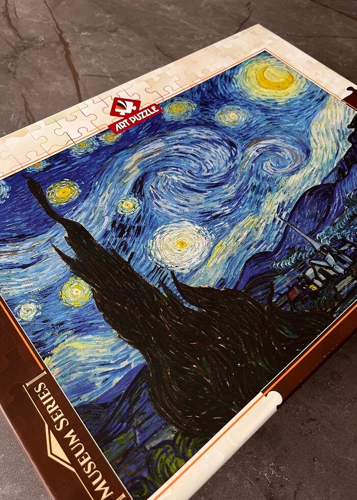 Art Puzzle Van Gogh Yıldızlı Gece YapBoz - Görsel 2