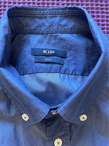 Kip Slim Fit mavi gömlek M 40 beden - Görsel 2