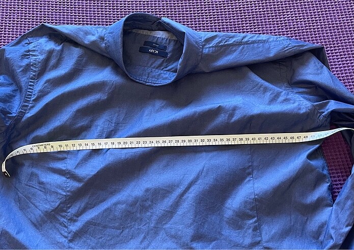 Kip Slim Fit mavi gömlek M 40 beden - Görsel 7