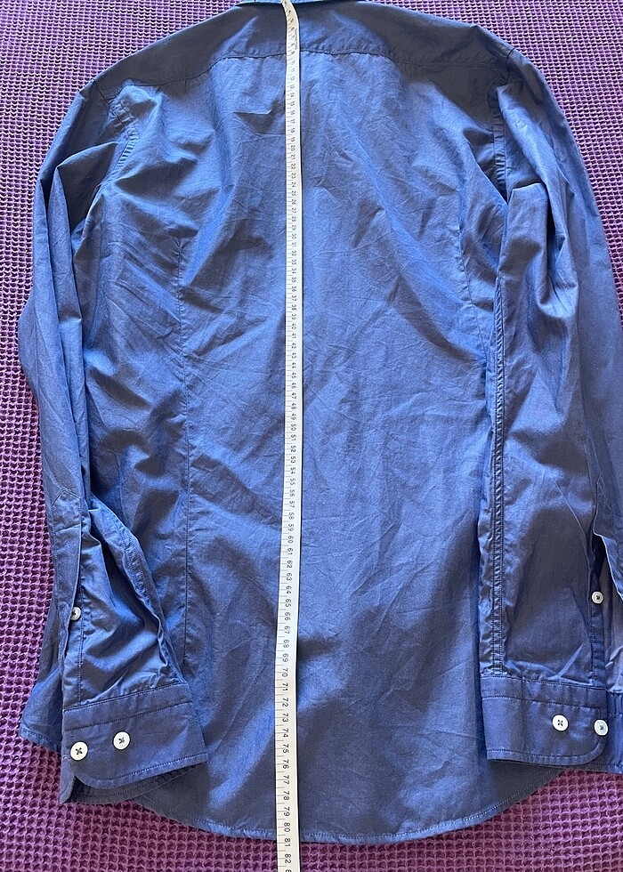 Kip Slim Fit mavi gömlek M 40 beden - Görsel 5