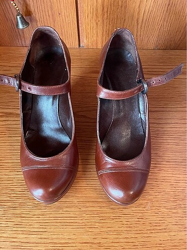 Kahverengi Dolgu topuk ayakkabı 37 no - Görsel 5