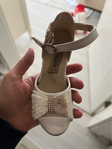 Çocuk abiye ayakkabı sandalet - Görsel 2