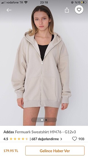 addax oversize sweatshirt
