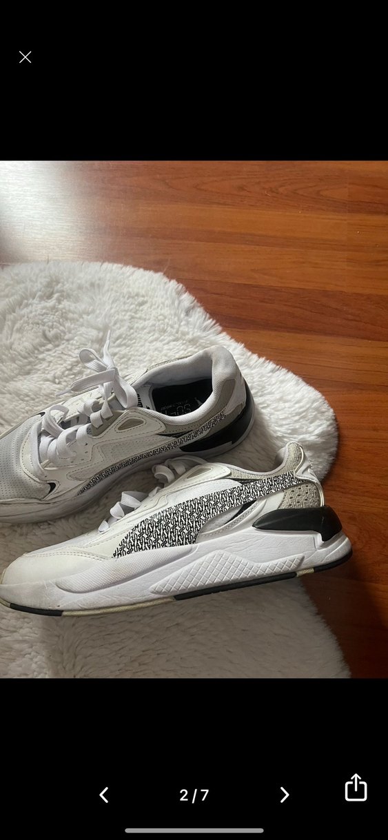 Orjinal Beyaz Gri  Platform Sneakers - Görsel 2