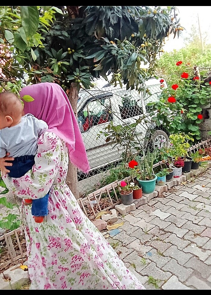 Şifon elbise - Görsel 2