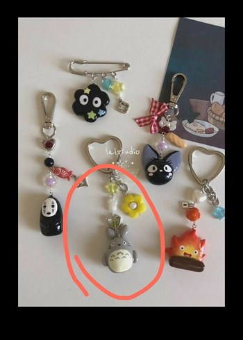  Beden Totoro Anahtarlık, Takılık ve Calcifer Mumluk