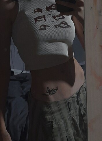 s Beden ten rengi Renk Y2k Crop