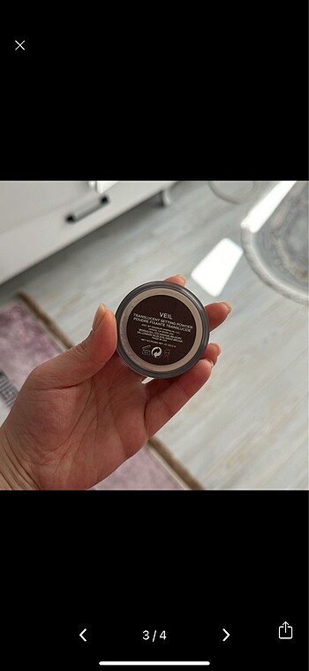  Beden Hourglass transparan pudra mini