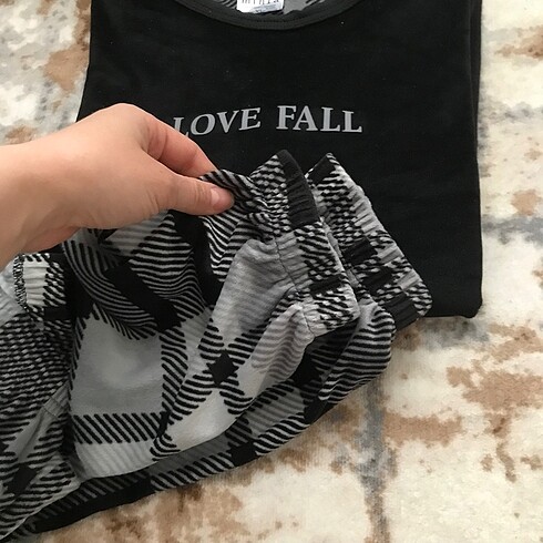 xl Beden siyah Renk pijama takımı