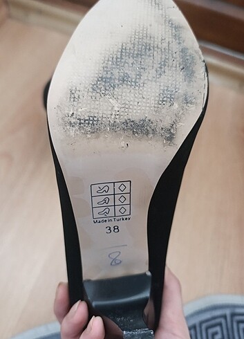 Ortopedik Siyah Mat Stiletto - Görsel 6