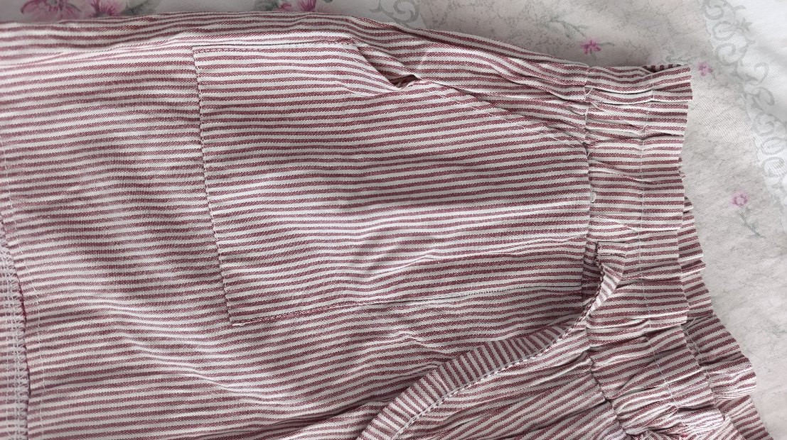 Çizgili Şort - Görsel 2