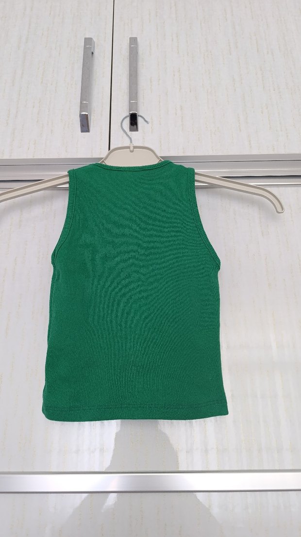 Yeşil Crop Atlet - Görsel 2