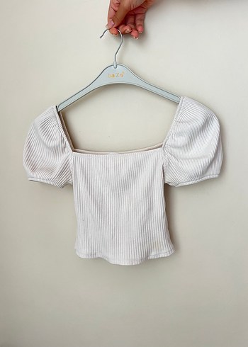 H&M balon kol crop