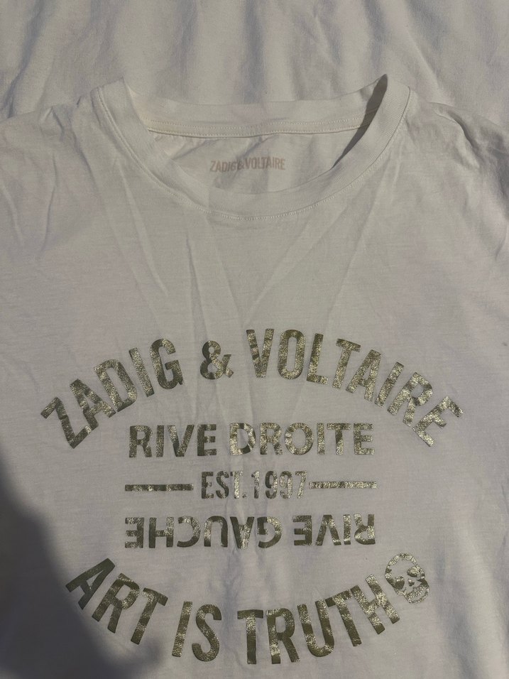ZADIG & VOLTAIRE Beyaz T-Shirt — görsel 3/5