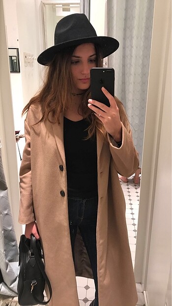 m Beden camel Renk Kadın kaban