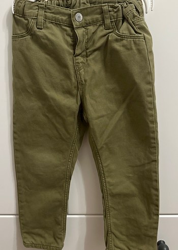 Erkek Çocuk Haki Denim Pantolon