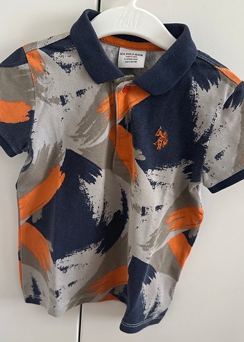 Erkek Çocuk Desenli Kısa Kollu Polo Tişört