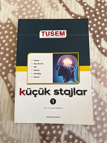 Küçük stajlar tusem konu kitabı