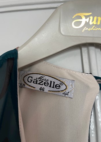 Yeşil Bağlamalı Uzun Bohem Elbise - Görsel 8