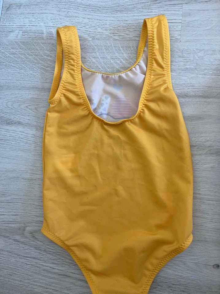 Sarı Snoopy Baskılı Kız Çocuk Mayo - Görsel 2