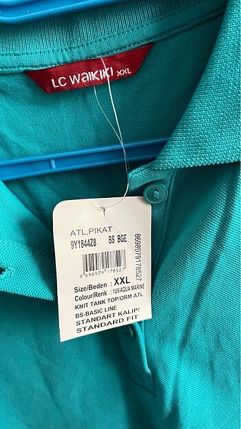 LC Waikiki Turkuaz yakalı bluz