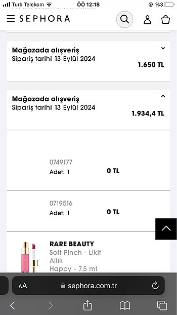 Beden rare beauty allik