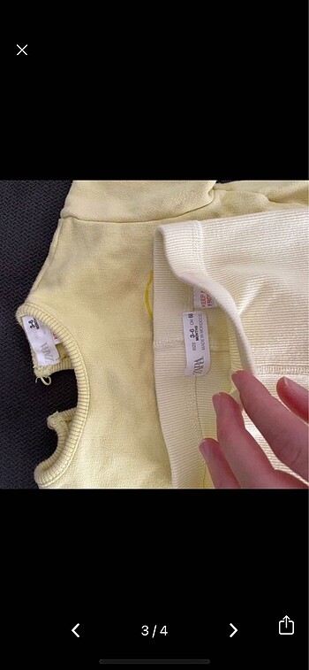 Zara Zara takım 3-6 ay