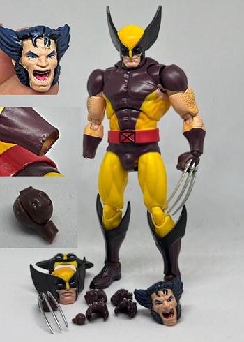 Sarı-Kahverengi Wolverine Aksiyon Figürü