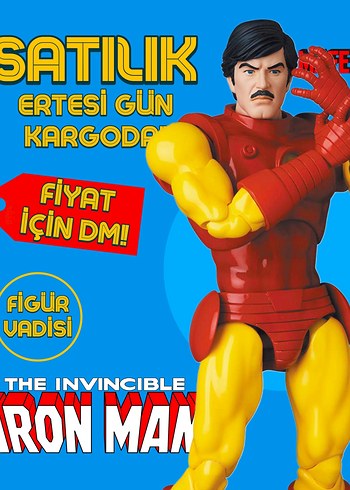 Renkli Iron Man Aksiyon Figürü