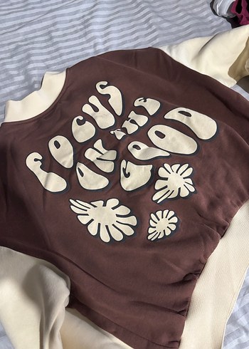 Bershka Düğmeli Kahverengi Kadın Bomber Ceket