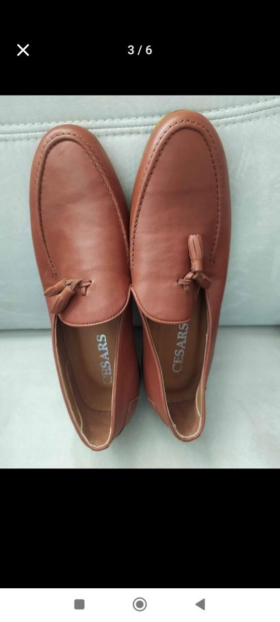 Cesars Kahverengi Deri Loafer — görsel 3/5